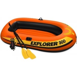 INTEX EXPLORER 300. Обзор недорогой надувной лодки из прочного ПВХ для отдыха на воде и рыбалки