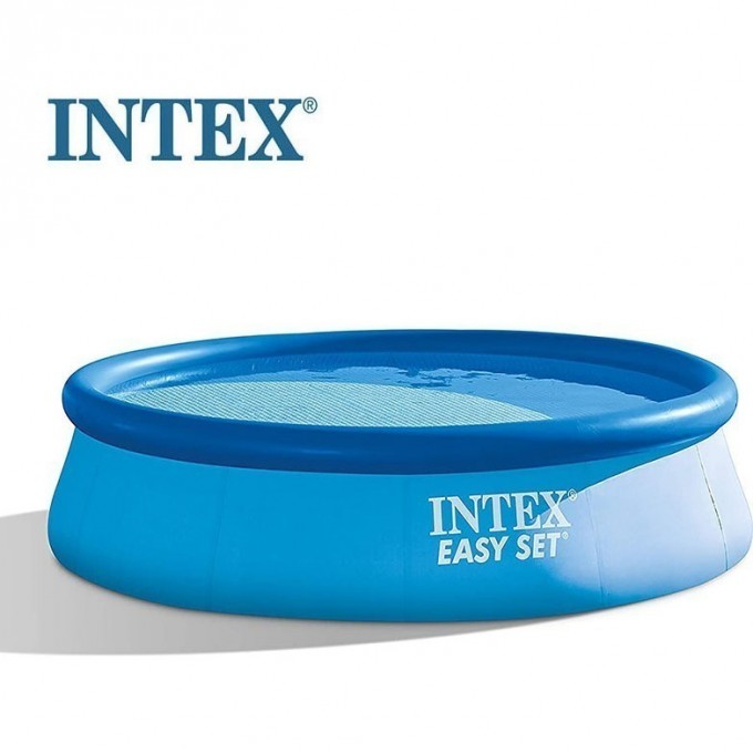 Бассейн надувной INTEX EASY SET , 396х84 см фильтр-насос 2006л/ч 28142