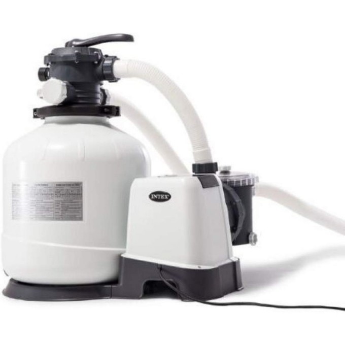 Хлоргенератор (система морской воды) INTEX с песочным фильтр-насосом 7900 л/ч 26676