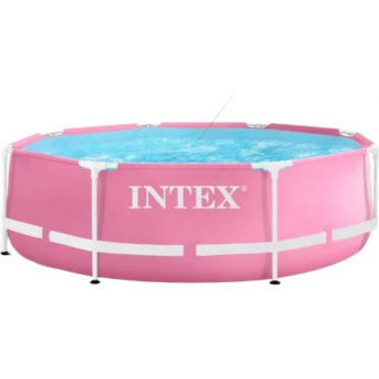 Каркасный бассейн INTEX PINK METAL FRAME 28292 244х76см 2843л насос-фильтр 1250л/ч