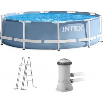 Каркасный бассейн INTEX PRISM FRAME 26706 305х99см, фильтр-насос, лестница
