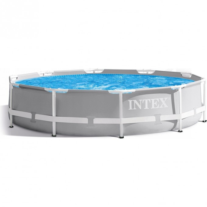 Каркасный бассейн INTEX PRISM FRAME 366 х 99 см,фильтр-насос, лестница 26716