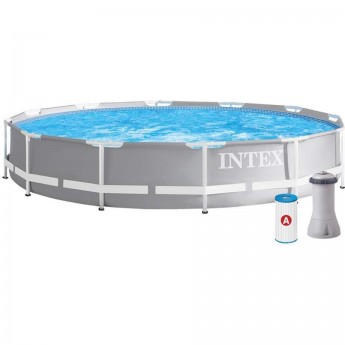 Каркасный бассейн INTEX PRISM FRAME 26712 366x76 см фильтр-насос