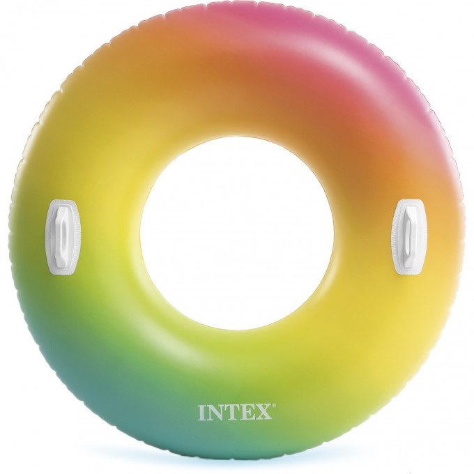 Круг для плавания INTEX «ЦВЕТНОЙ ВИХРЬ» , d=122 см, от 9 лет 58202