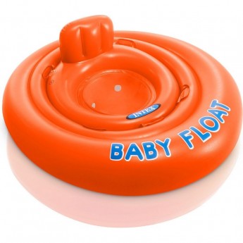 Круг для плавания с сиденьем INTEX BABY FLOAT 56588, d=76 см, от 1-2 лет