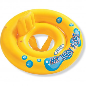 Круг для плавания с сиденьем INTEX MY BABY FLOAT 59574, d=67см, 1+
