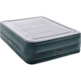 Надувная кровать INTEX COMFORT-PLUSH 64418 152х203х56см, встроенный насос 220V