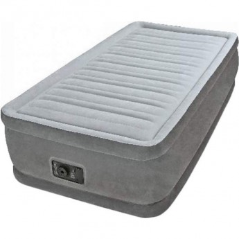 Надувная кровать INTEX COMFORT-PLUSH 64412 99х191х46см, встроенный насос 220V