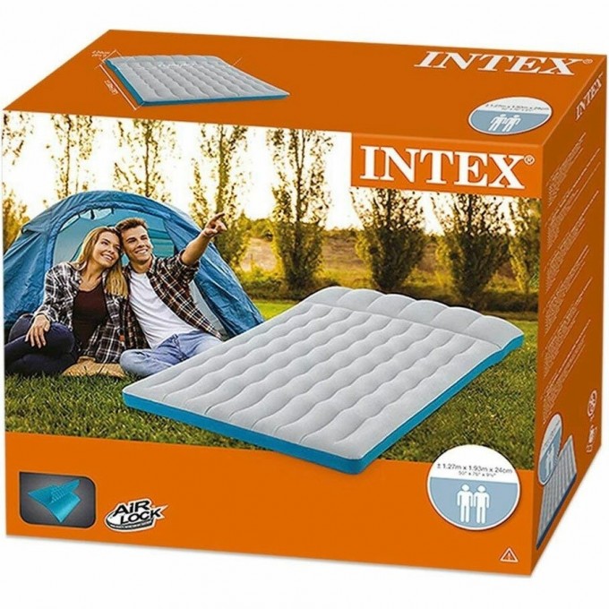 Надувной матрас intex camping mat