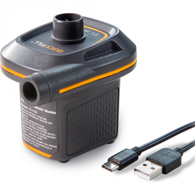 Насос электрический INTEX USB 5V "Mini Quick-Fill", насадки в комплекте 66635