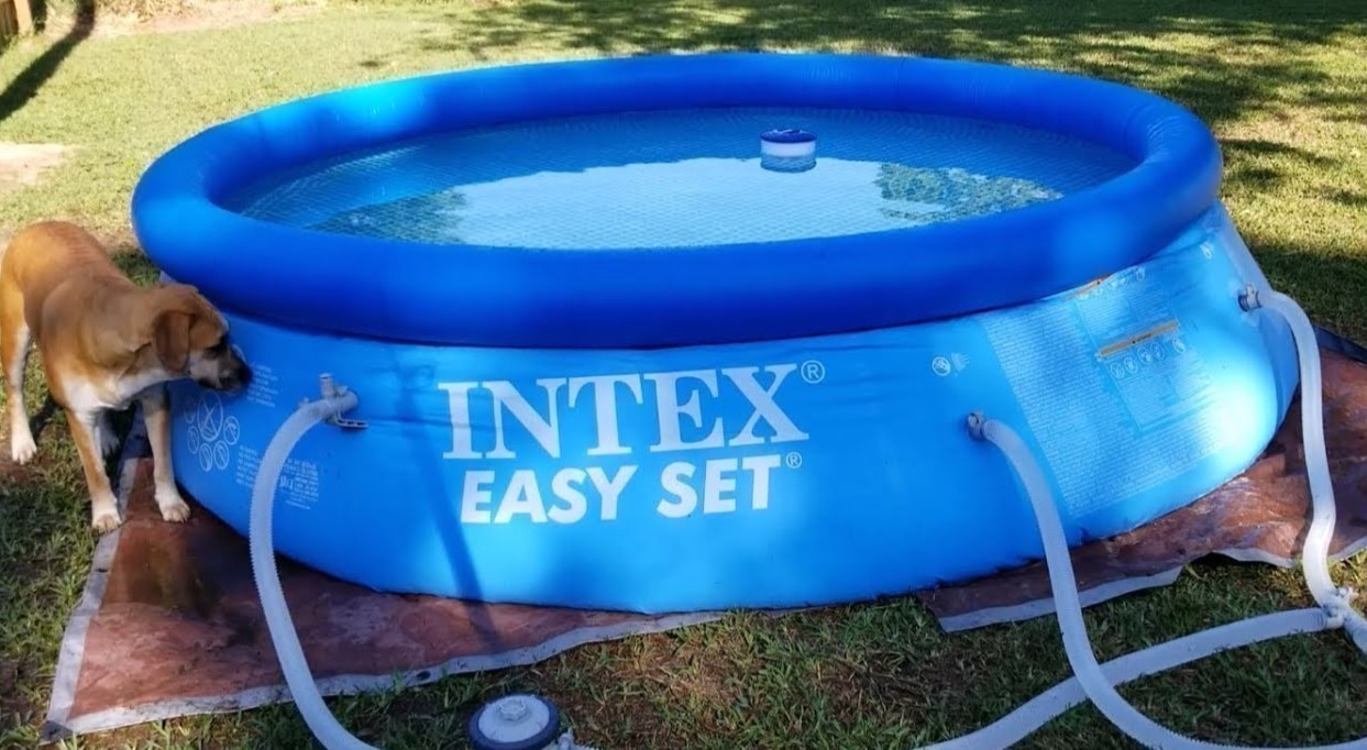Обзор INTEX EASY SET. Недорогие и простые в установке надувные бассейны ...