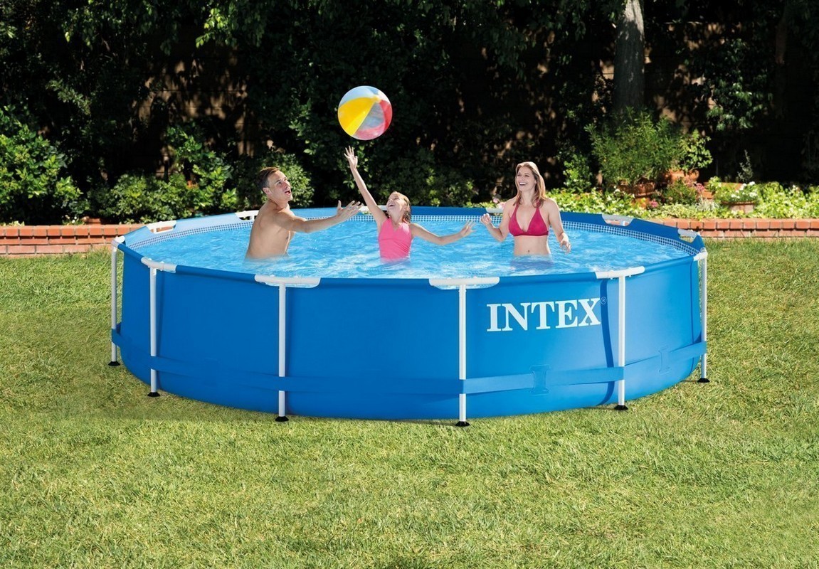 Обзор INTEX FRAME. Большая серия каркасных бассейнов для дома