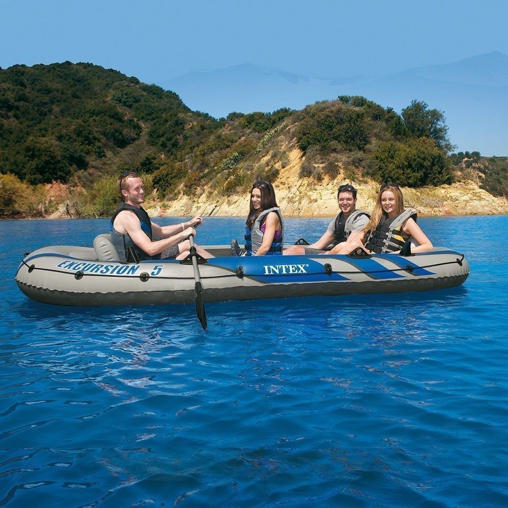 Обзор INTEX EXCURSION. Надувные лодки для проведения экскурсий