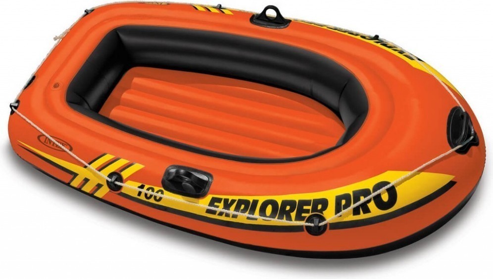 Обзор INTEX EXPLORER 100. Одноместная надувная лодка для детей и подростков